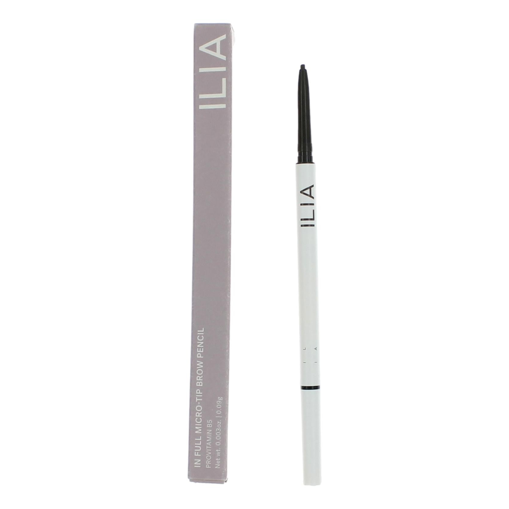 Photo of ILIA In Full Micro-Tip Brow Pencil by ILIA, .003 oz Eyebrow Pencil- Soft Black